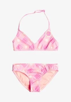 Roxy FLOWER PLAID SET - Bikini - Pink