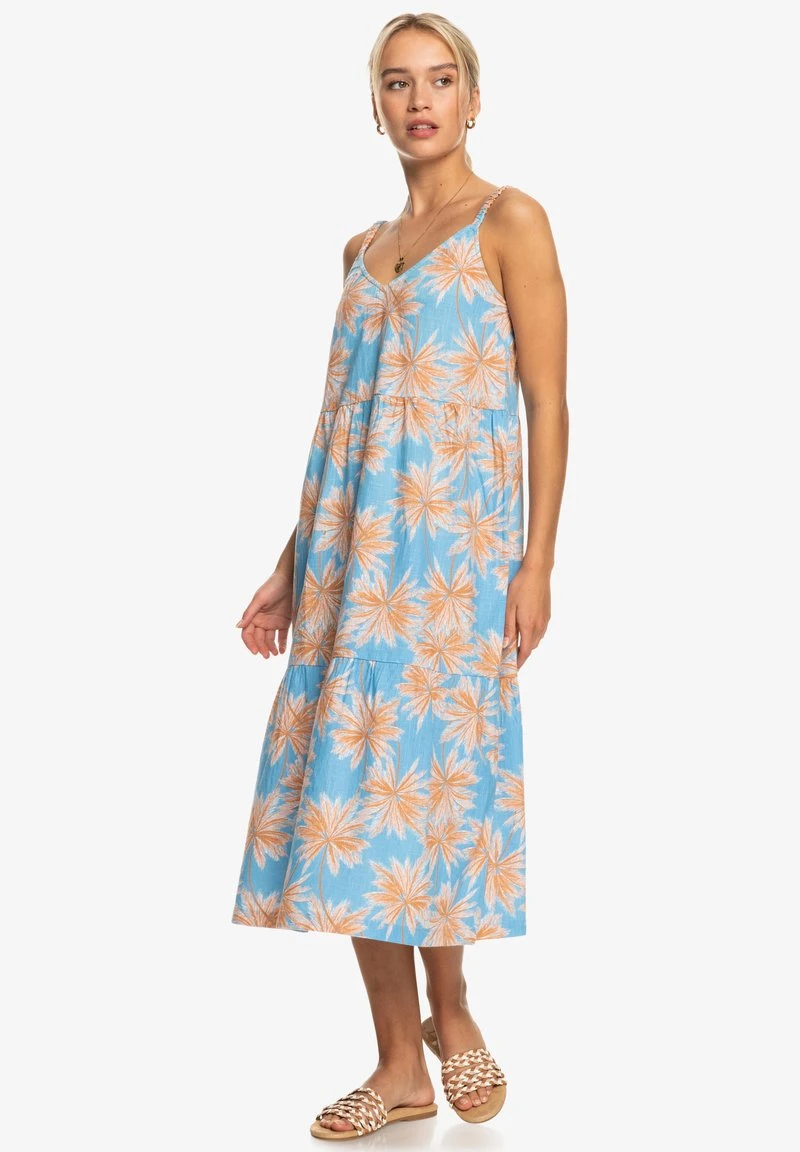 Roxy WAITING LINE PRINTED - Freizeitkleid - Azure Blue Palm Island – Bild 2