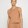 Roxy ESSENTIAL ENERGY TANK - Top - Mocha Mousse