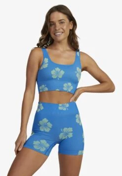 Roxy DIGI HIGH ACTIVE - Sport-BH Mit Mittlerer Stützkraft - Digi High Floral Yk Lime