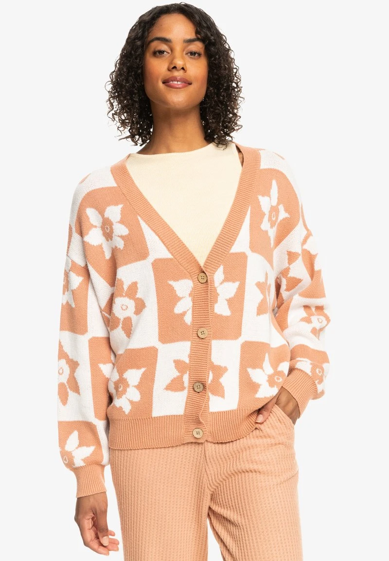 Roxy MILLION GLORY - Strickjacke - Snow White One Love Check