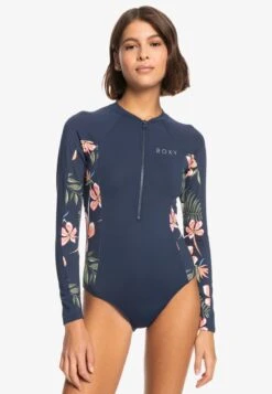 Roxy INTO THE SUN PT ONESIE - Badeanzug - Mood Indigo Tropical Depht