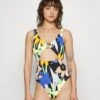 Roxy COLOR JAM ONE PIECE - Badeanzug - Anthracite