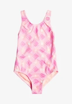 Roxy FLOWER PLAID - Badeanzug - Cyclamen Playful Plaid