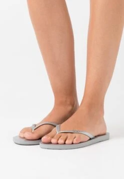 Roxy VIVA IV - Bade-Zehentrenner - Silver