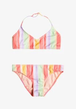 Roxy OCEAN TREASURE - Bikini - Sunkissed Coral Salty Sunset