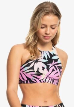 Roxy ACTIVE - Bikini-Top - Anthracite Zebra Jungle