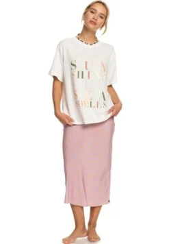 Roxy CRYSTAL VISION - T-Shirt Print - Snow White Multicolour