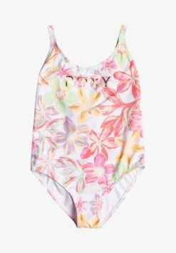 Roxy TROPICAL TIME - Badeanzug - Bright White Bayside Blooms