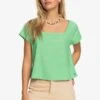 Roxy OCEAN AMOR - KURZÄRMLIGES ERJWT03569 - Bluse - Absinthe Green