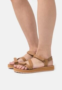 Roxy ANELA - Riemensandalette - Brown/tan