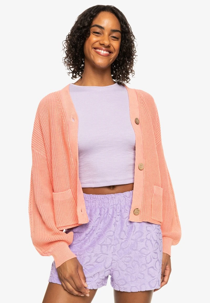 Roxy COASTAL RELAX - Strickjacke - Papaya Punch – Bild 4