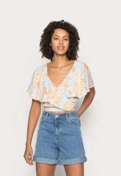 Roxy CLEAR SKIES PRINTED - T-Shirt Print - Cool Blue Island Time