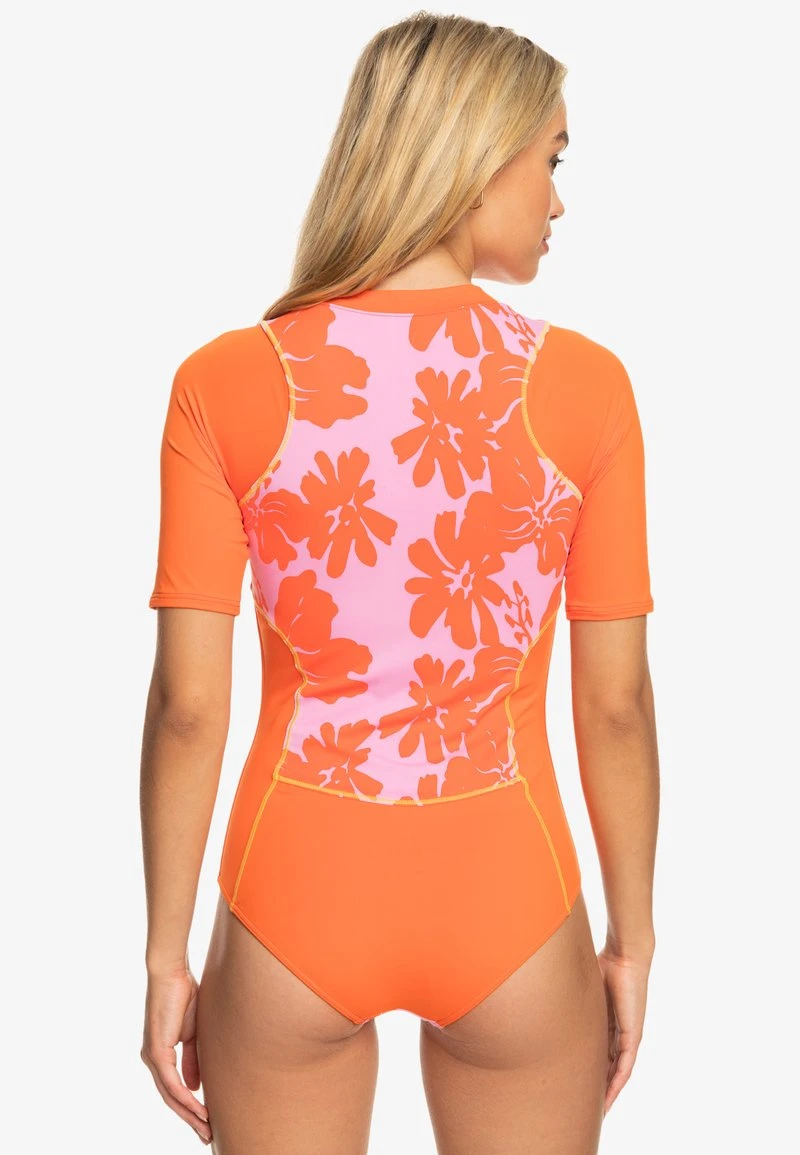 Roxy SURF KIND KATE 3/4 SS ONESIE - Badeanzug - Pink Frosting My Kind Of Hibis – Bild 3