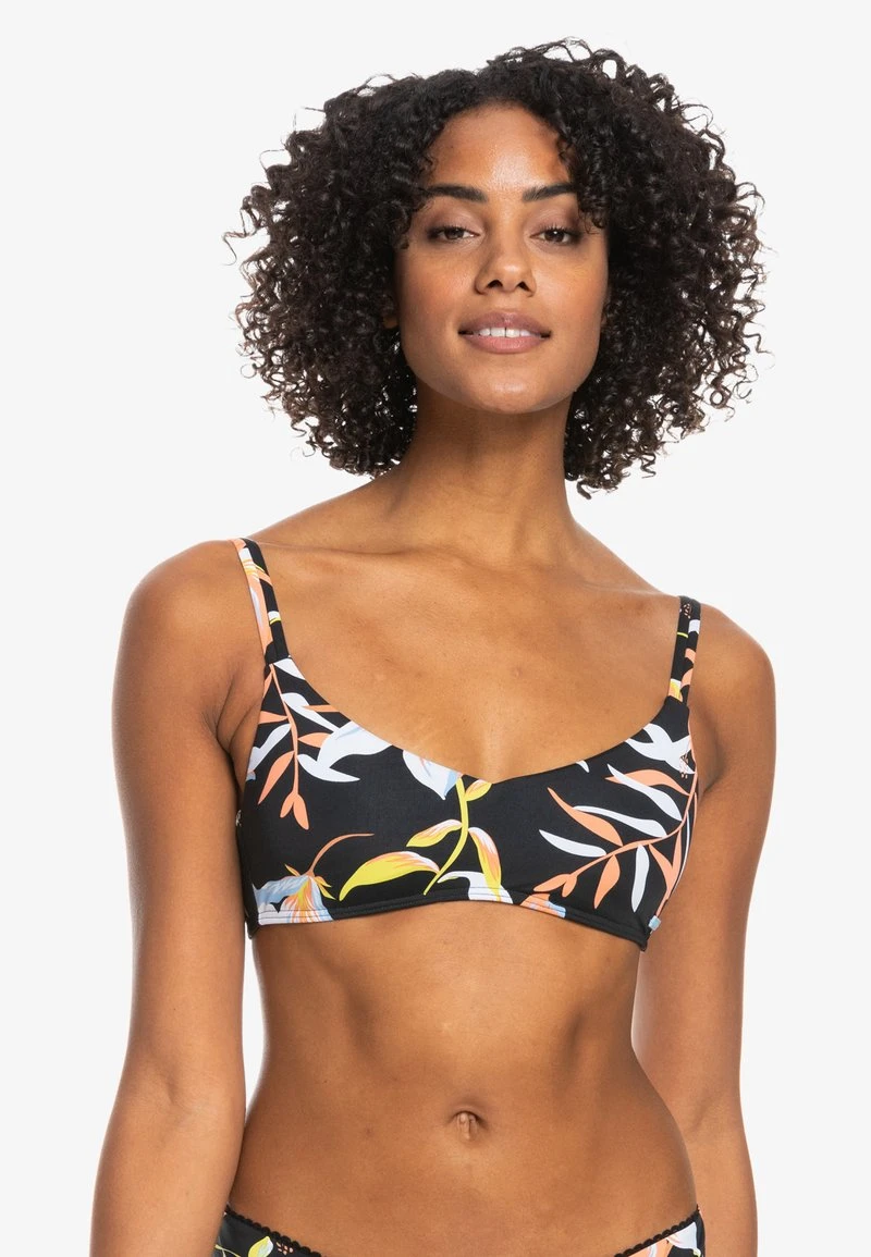 Roxy Bikini-Top - Anthracite Hibiscus Wave Swim – Bild 5