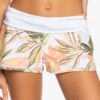 Roxy ENDLESS SUMMER PRINTED BS - Badeshorts - Bright White Subtly Salty Flat