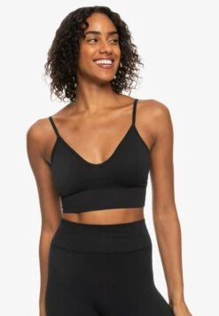 Roxy CHILL OUT SEAMLESS STRAPPY - Sport-BH Mit Mittlerer Stützkraft - Anthracite