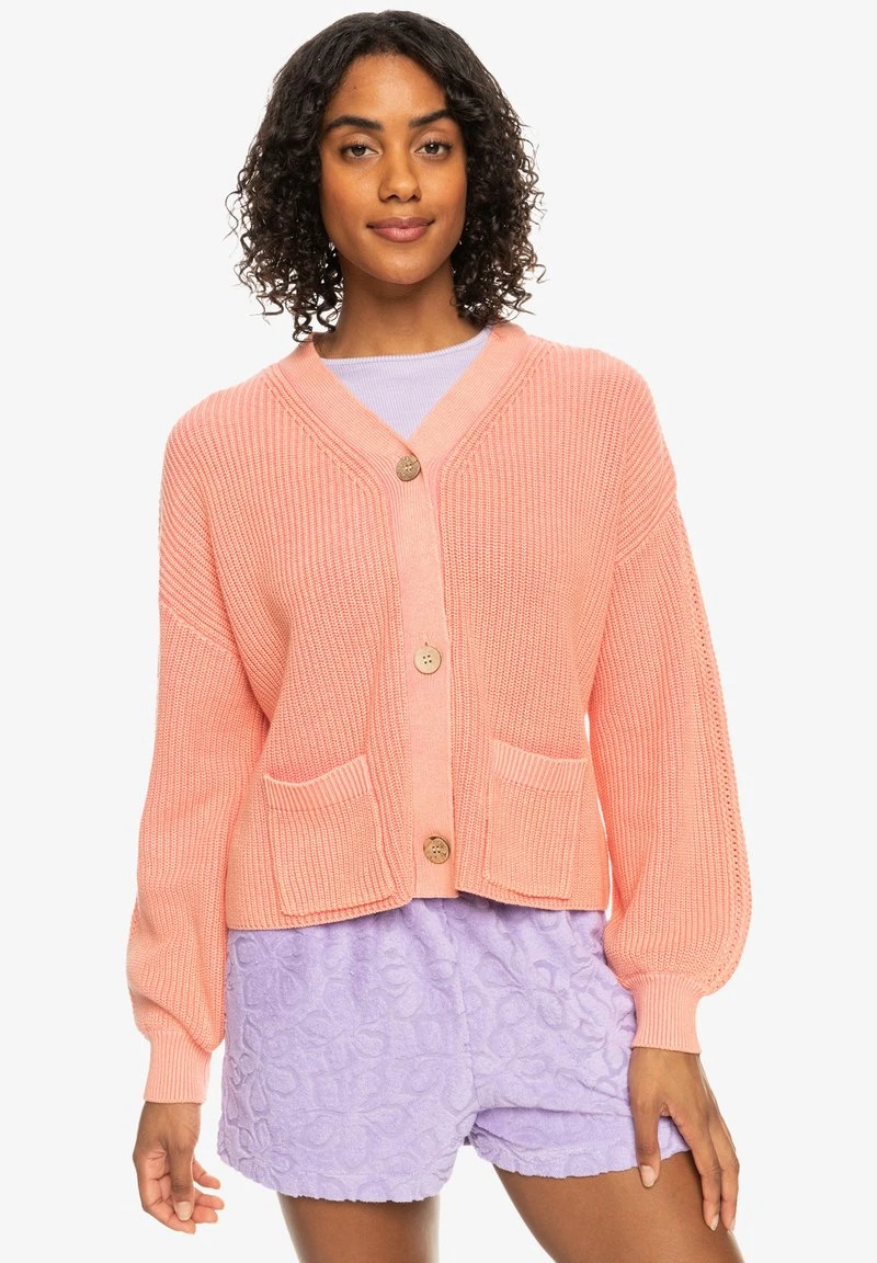 Roxy COASTAL RELAX - Strickjacke - Papaya Punch