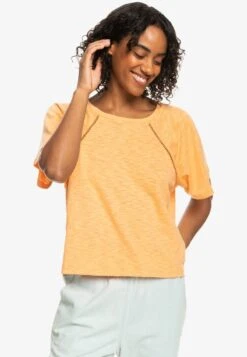 Roxy TIME ON MY SIDE - KURZÄRMLIGES - T-Shirt Print - Mock Orange